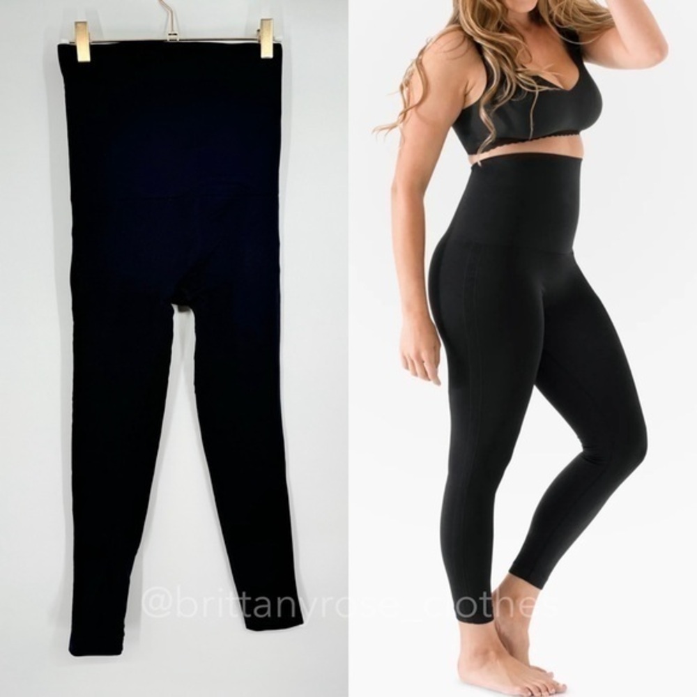 BELLY BANDIT Mother Tucker Postpartum Shapewear Leggings in Black